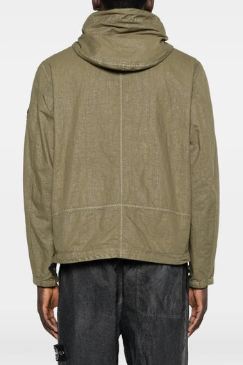 Giubbotto Verde Uomo Patch Logo - 3