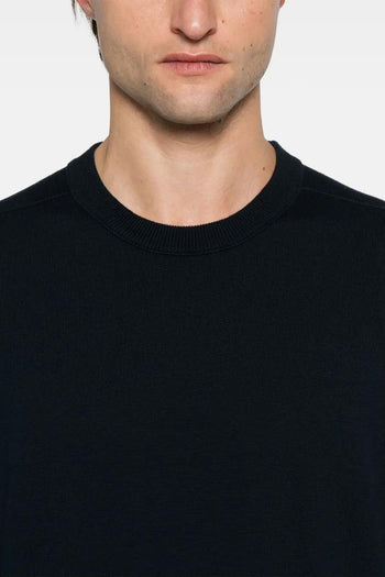 Maglia Blu Uomo Patch Logo - 4