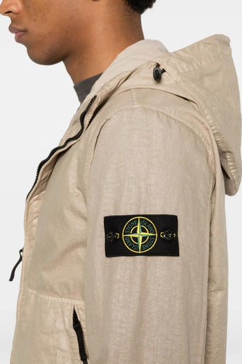 Giubbotto Beige Uomo Cappuccio - 4