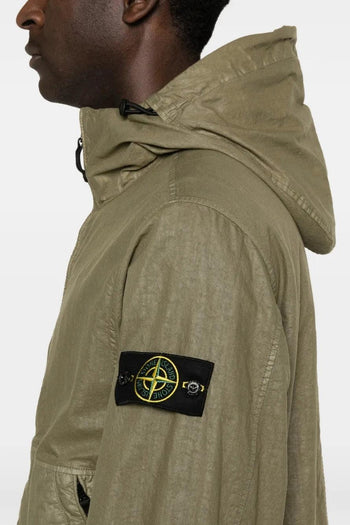 Giubbotto Verde Uomo Patch Logo - 4