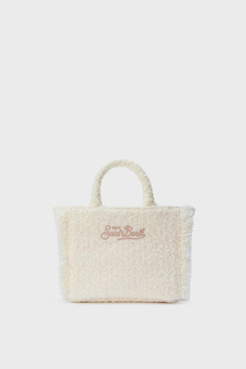 Saint Barth Borsa Bianco Donna Vanity Mini Tweed - 2