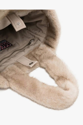 Saint Barth Borsa Beige Donna Colette Soft Fur - 3