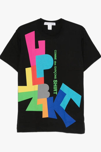 T-Shirt Nero Uomo Stampa Logo - 5