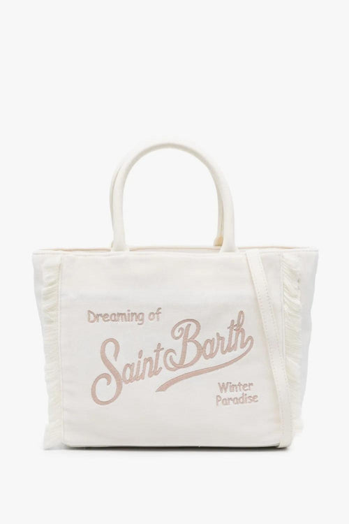 Saint Barth Borsa Bianco Donna Colette Velvet