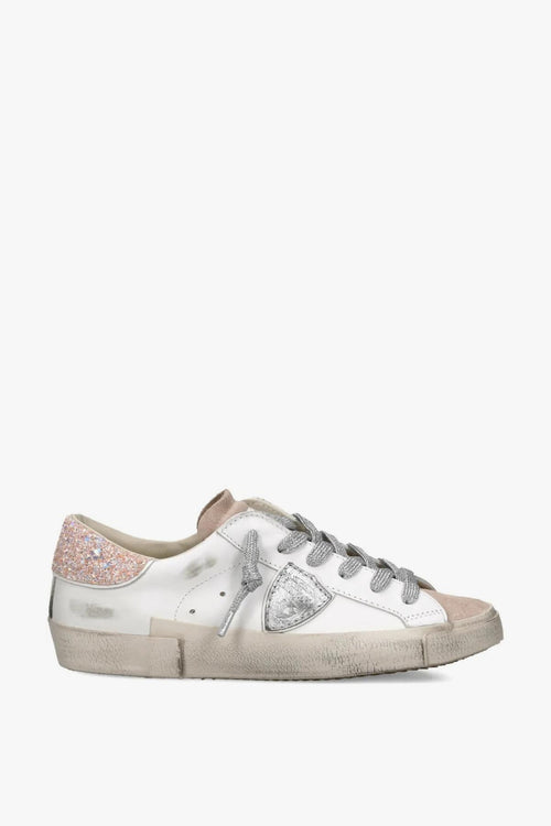 Sneakers Bianco-Rosa Donna PRSX