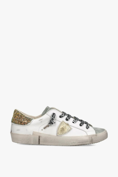Sneakers Bianco-Oro Donna PRSX