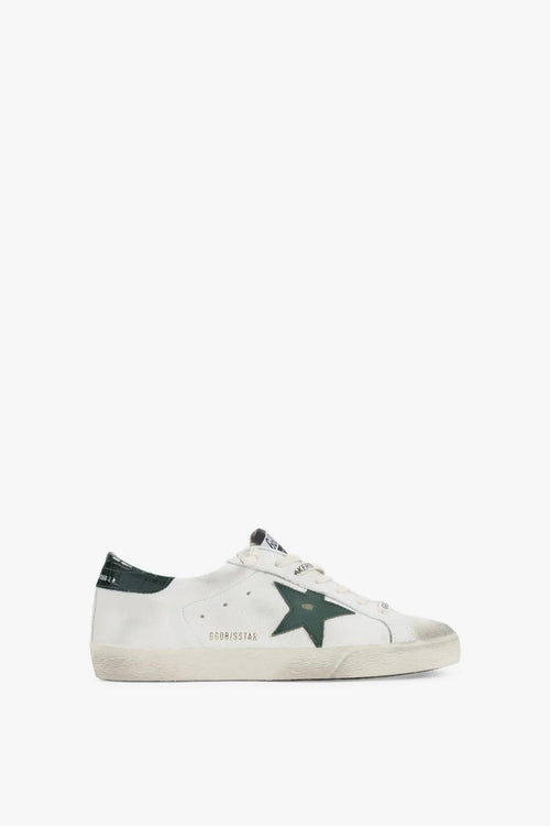 Scarpa Bianco-Verde Uomo Super Star