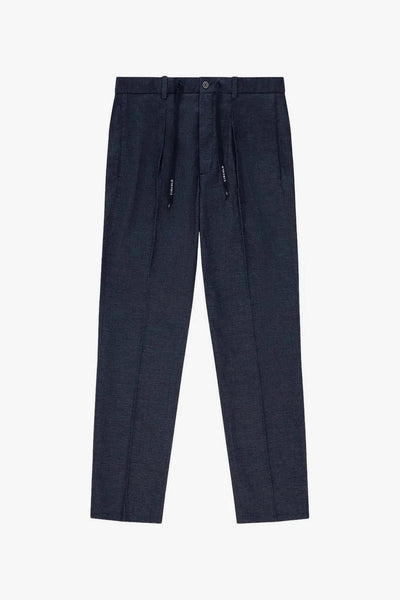 1901 Pantalone Blu Uomo con Coulisse