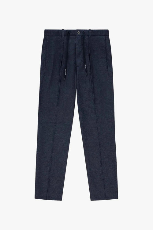 1901 Pantalone Blu Uomo con Coulisse