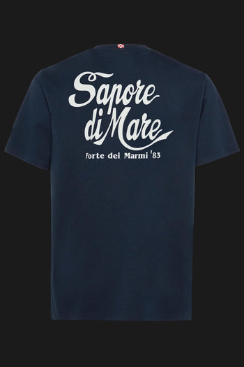 Saint Barth T-shirt Sapore Di Mare Uomo Blu - 5
