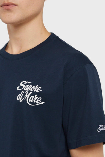 Saint Barth T-shirt Sapore Di Mare Uomo Blu - 3