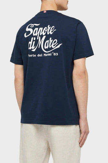 Saint Barth T-shirt Sapore Di Mare Uomo Blu - 2