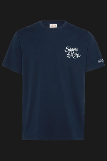 Saint Barth T-shirt Sapore Di Mare Uomo Blu - 4