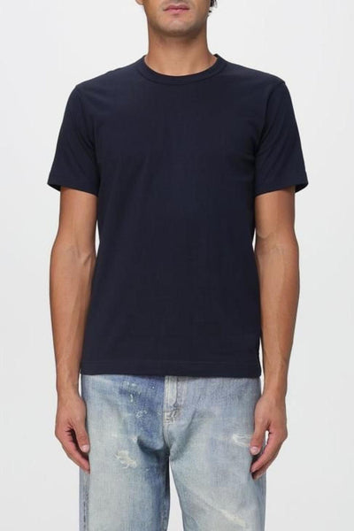 T-Shirt Blu Uomo Maniche Corte