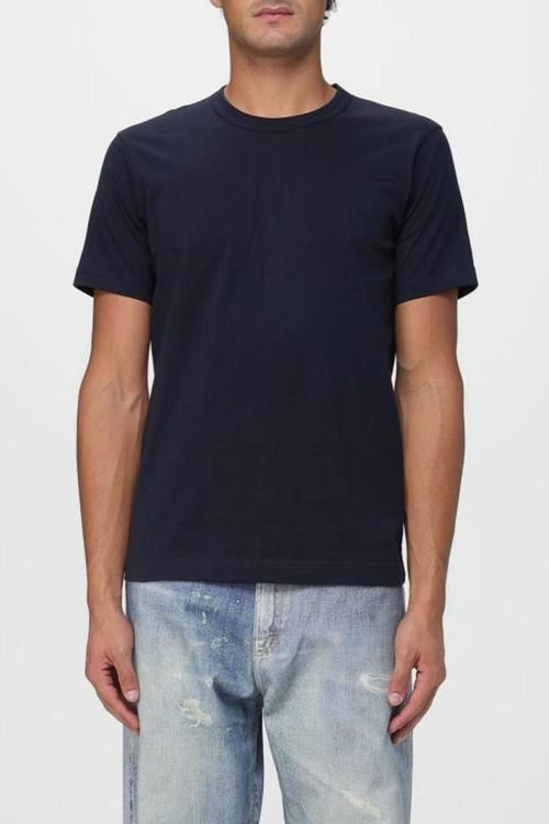 T-Shirt Blu Uomo Maniche Corte