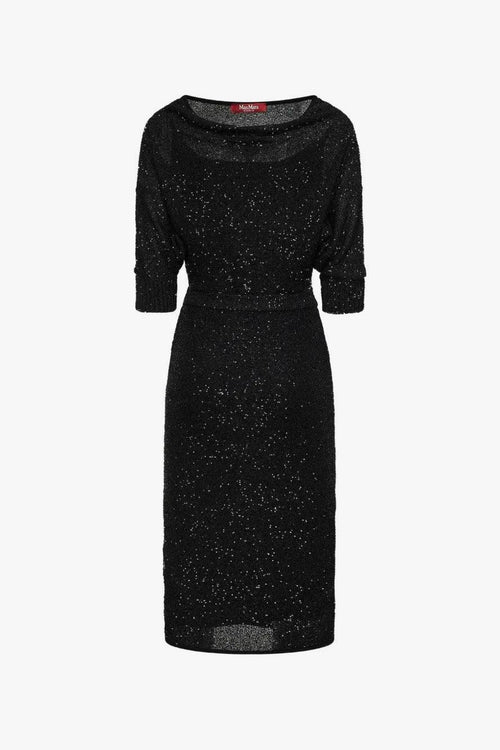 Abito Nero Donna Paillettes
