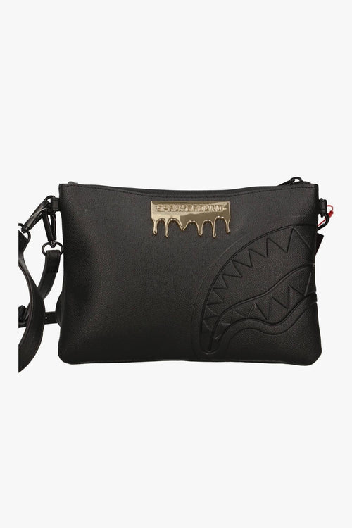 Pochette Placca Logo Uomo Nero
