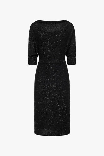 Abito Nero Donna Paillettes - 2