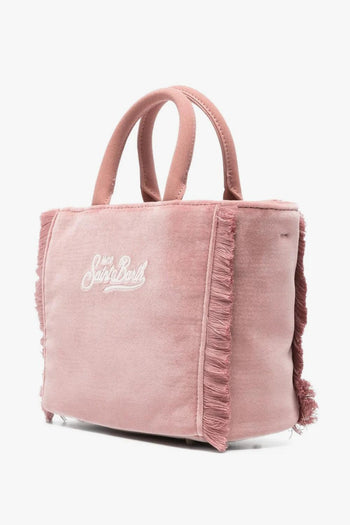 Saint Barth Borsa Rosa Donna Vanity Mini Velvet - 2