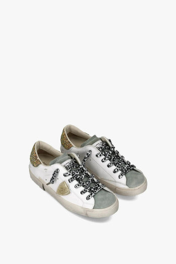 Sneakers Bianco-Oro Donna PRSX - 2