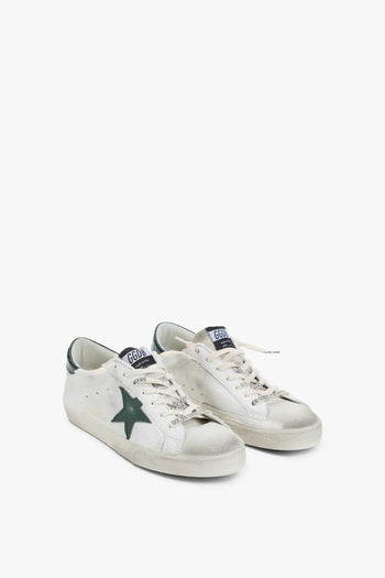 Scarpa Bianco-Verde Uomo Super Star - 3