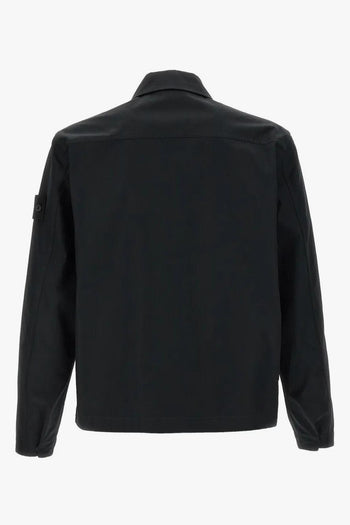 Giacca-Camicia Nero Uomo con Zip - 2