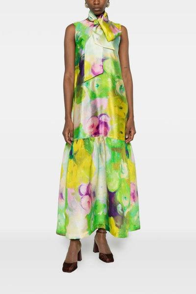 Abito Verde Donna Floreale