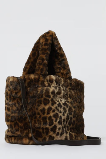 Saint Barth Borsa Marrone Donna Colette Soft Fur - 2