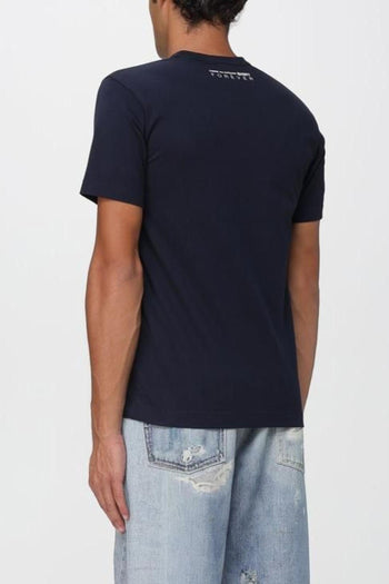 T-Shirt Blu Uomo Maniche Corte - 2