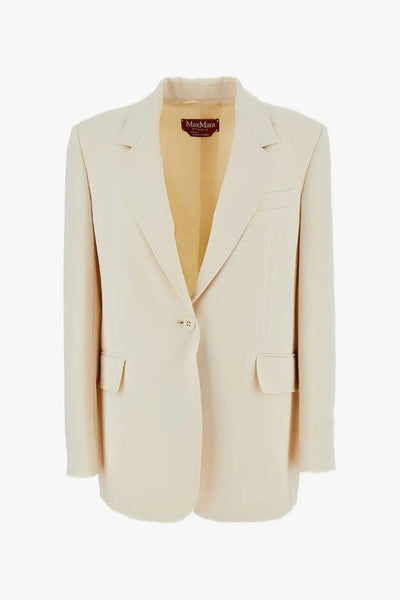 Giacca Bianco Donna Monopetto