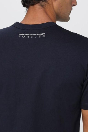 T-Shirt Blu Uomo Maniche Corte - 3