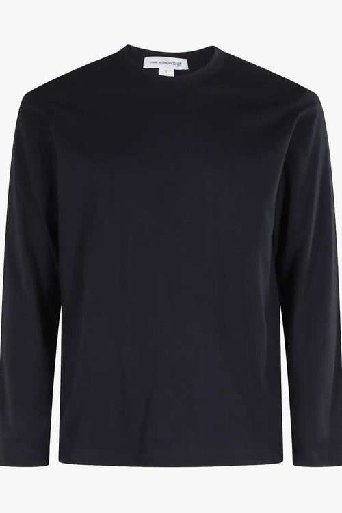 T-Shirt Blu Uomo Maniche Lunghe