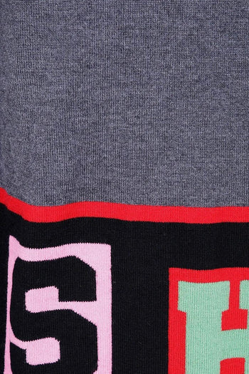 Maglia Grigio Uomo Logo sul Fondo - 3