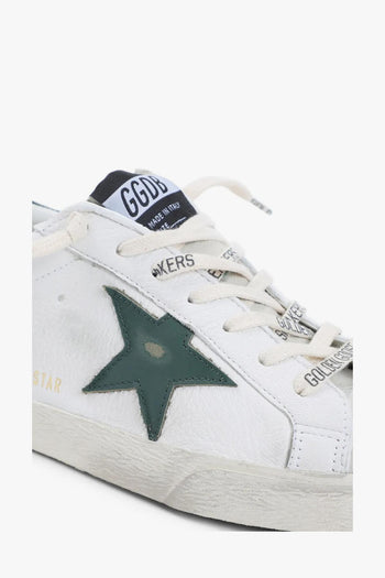 Scarpa Bianco-Verde Uomo Super Star - 4