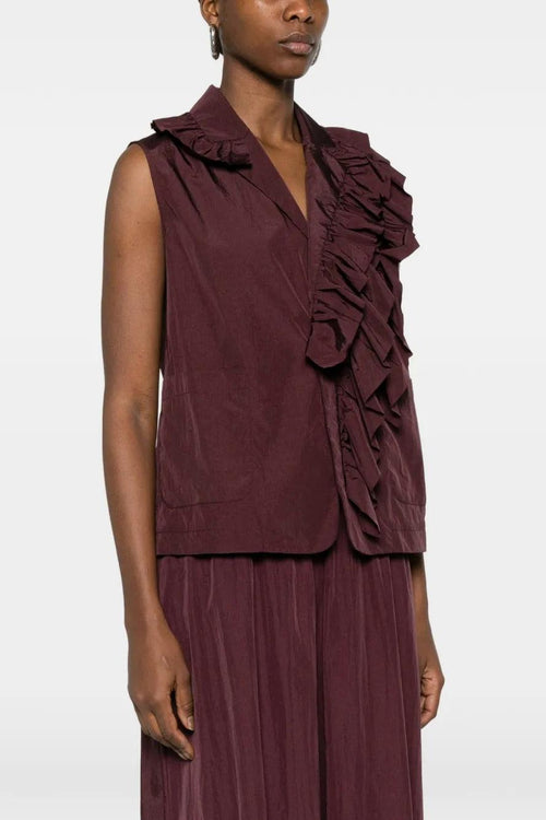 Top Prugna Donna Rouches