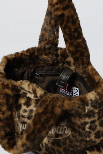 Saint Barth Borsa Marrone Donna Colette Soft Fur - 3