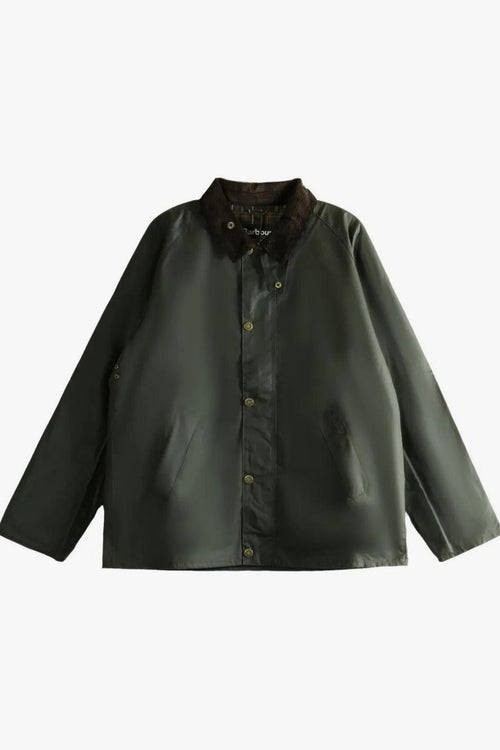 Giubbotto Verde Uomo Tracker Waxed