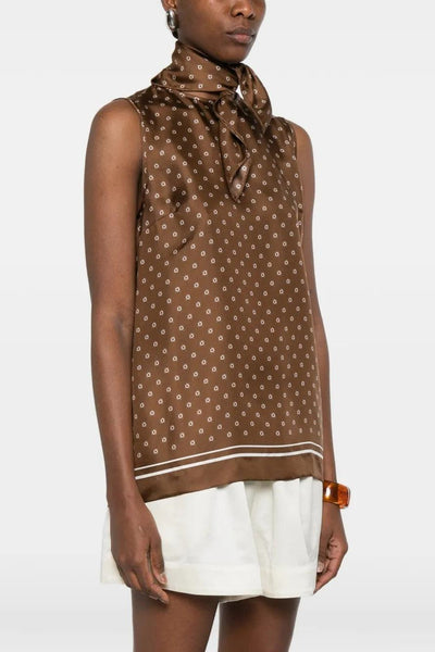 Top Marrone Donna Scatola