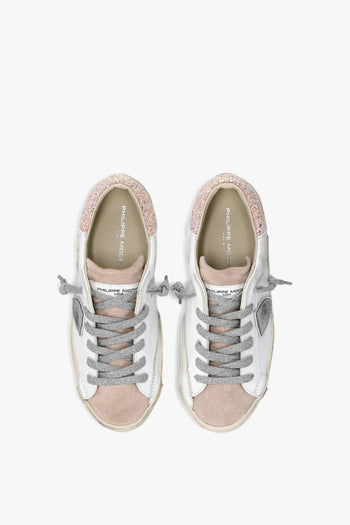 Sneakers Bianco-Rosa Donna PRSX - 4