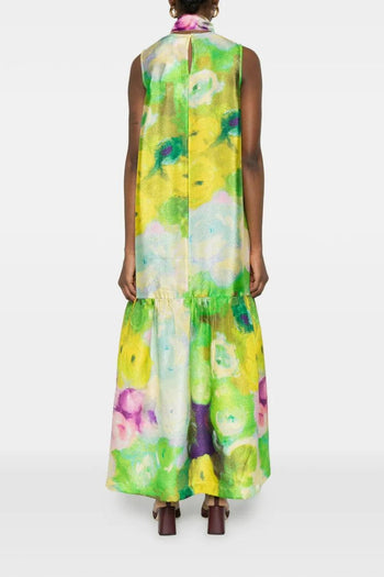 Abito Verde Donna Floreale - 3