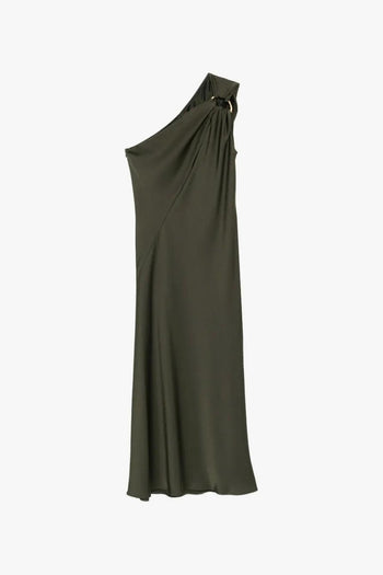 Abito Verde Donna Monospalla - 5