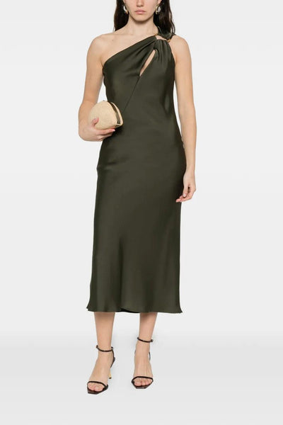 Abito Verde Donna Monospalla
