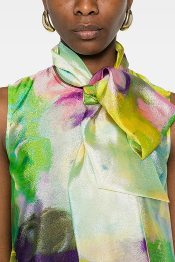 Abito Verde Donna Floreale - 4