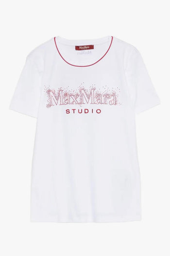 T-shirt Bianco Donna Logo - 5