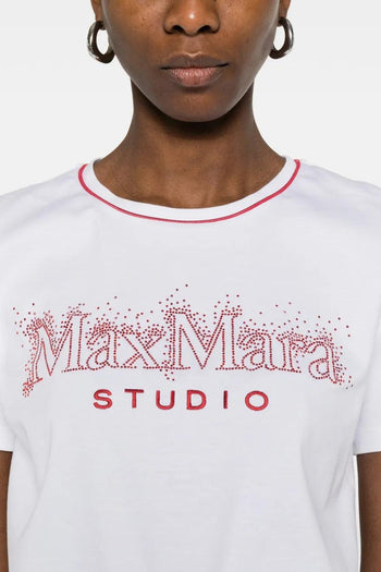 T-shirt Bianco Donna Logo - 4