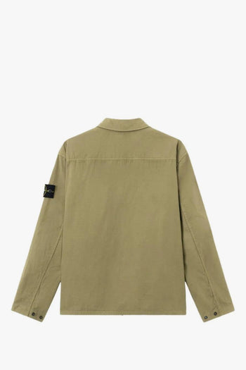 Giacca-Camicia Verde Uomo con Cerniera - 6