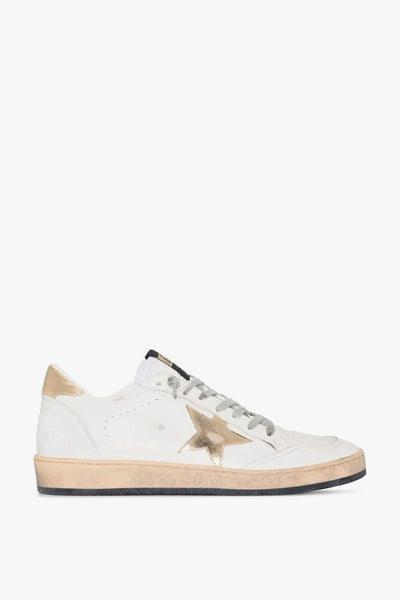 Sneakers Bianco-Oro Donna Ball Star
