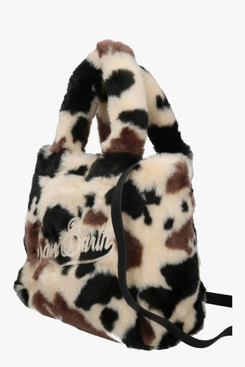 Saint Barth Borsa Beige-Marrone Donna Colette Soft Fur - 2