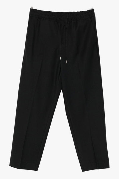 Pantalone Nero Uomo con Coulisse