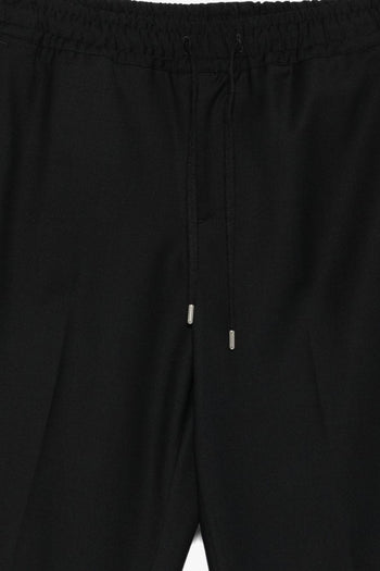 Pantalone Nero Uomo con Coulisse - 3